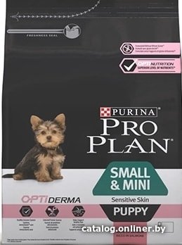 Сухой корм для собак Pro Plan Optiderma Puppy Small&Mini Sensitive Skin 0.7 кг