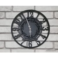 Настенные часы ИП Карташевич Lavanda Black B23 (70см)