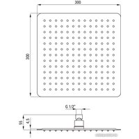 Душевая система  Deante Jasmin NAC_09JP (хром)
