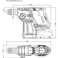 Перфоратор Metabo KH 18 LTX BL 24 601713840 (без АКБ, кейс)