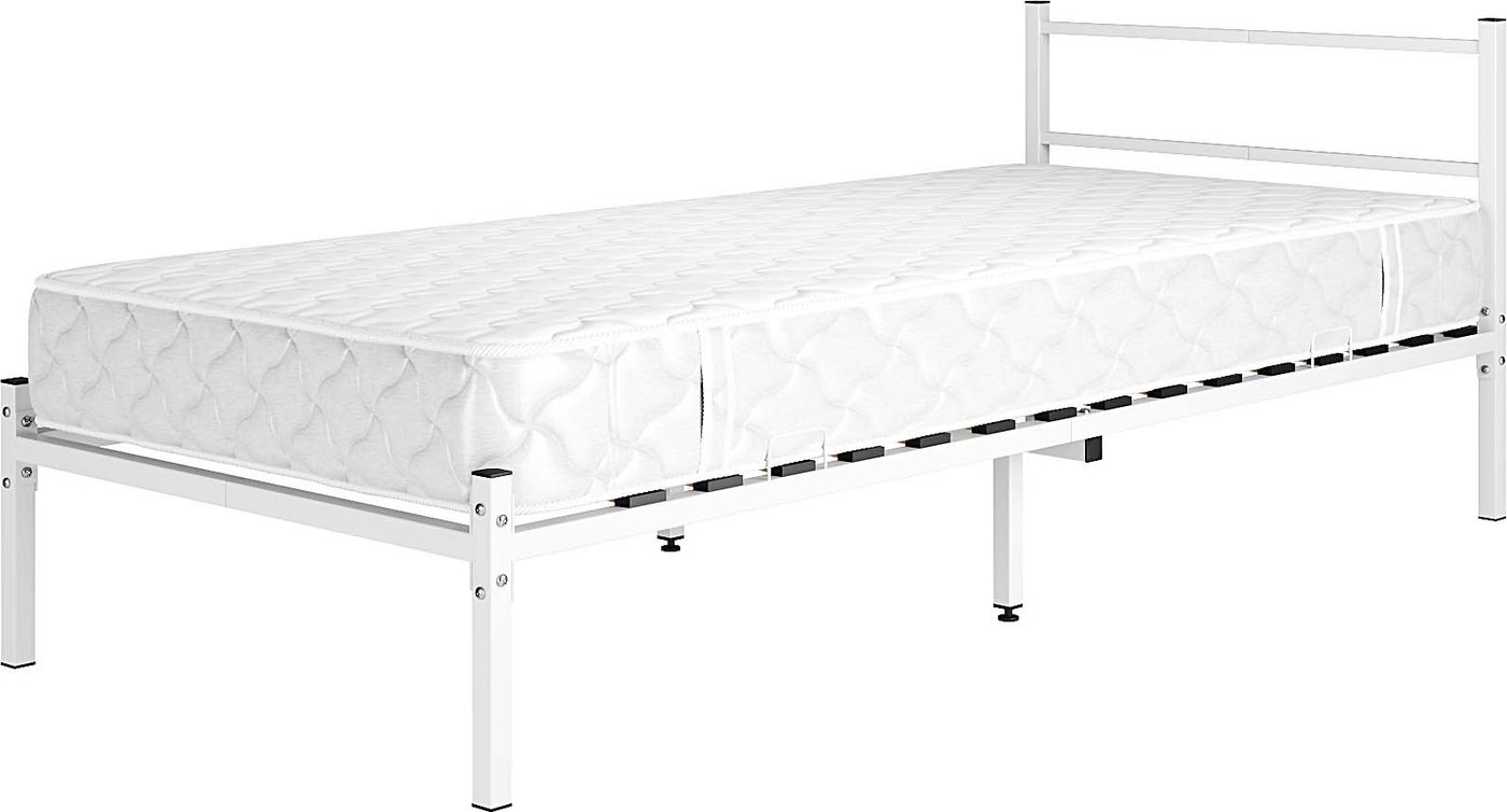 

Кровать Князев Мебель Калабрия 1 КЛ1.80.200.Б (белый муар)