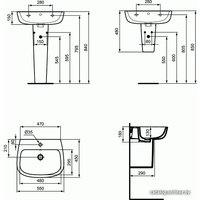 Умывальник Ideal Standard Esedra T279901