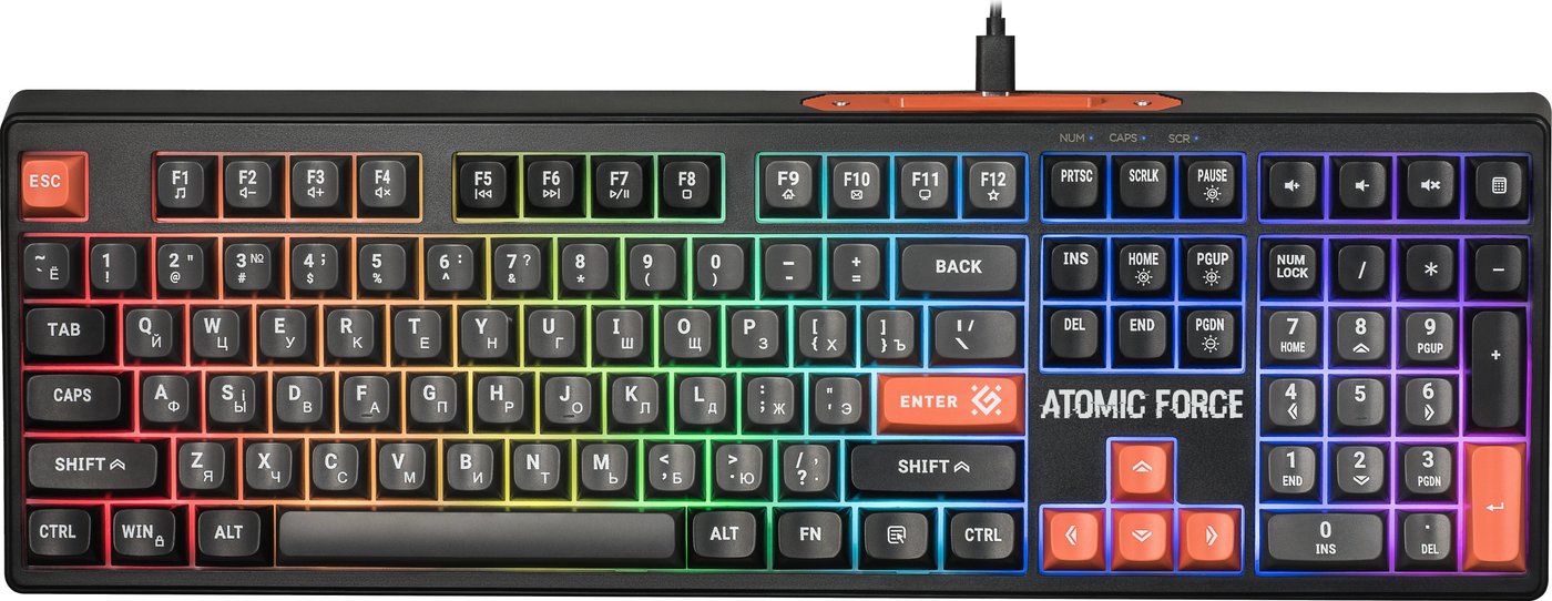 Клавиатура Defender Atomic Force GK-005