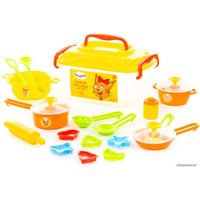 Набор игрушечной посуды Полесье Три кота 20 элементов 72931