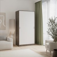 Шкаф-купе Кортекс-мебель Лагуна ШК01-00 (орех элия/белый)