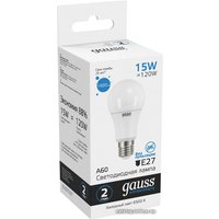Светодиодная лампочка Gauss LED Elementary A60 15W E27 6500K 23235