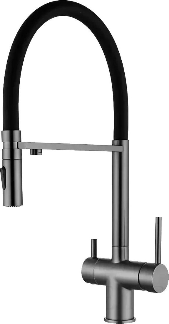 Смеситель Filarete Roun FL3020BG (оружейная сталь)