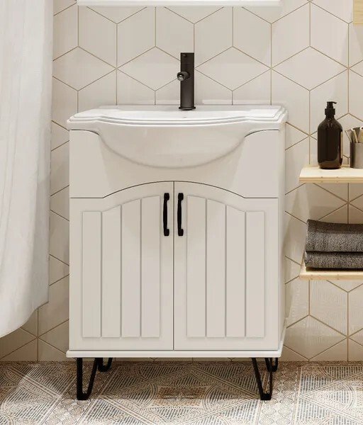 

Runo Тумба под умывальник Марсель 65 (напольная, белый)