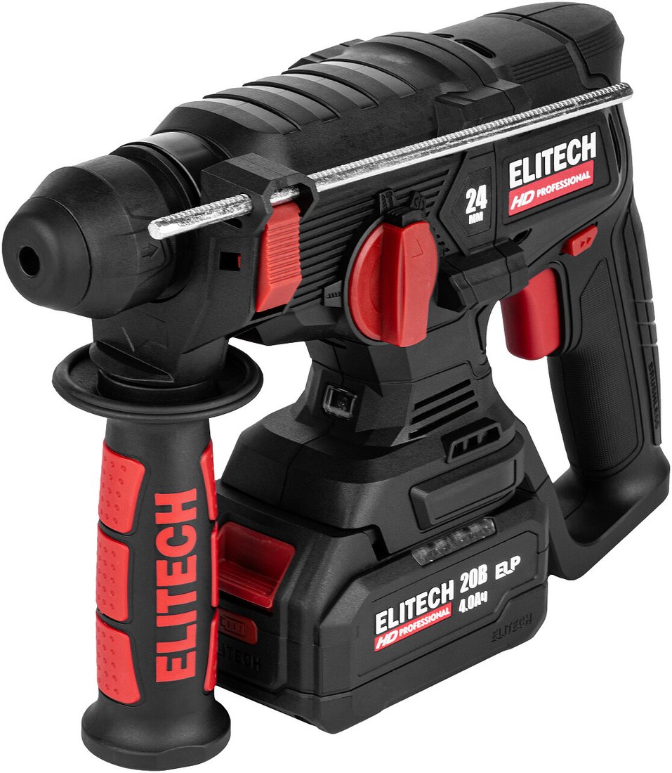 

Перфоратор ELITECH CRH 2024BL HD (с 1-им АКБ, кейс)