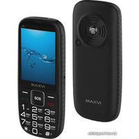 Кнопочный телефон Maxvi B9 (черный)