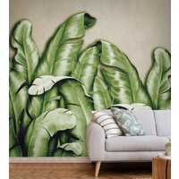 Фотообои Vimala Банановые листья зеленые 270x300