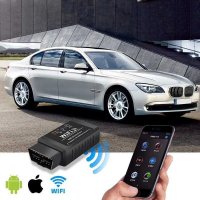 Автосканер USBTOP ELM327 Wi-Fi OBD2 v1.5 (черный)