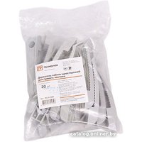 Клипса-держатель для кабеля Промрукав PR13.0380 (20 шт)