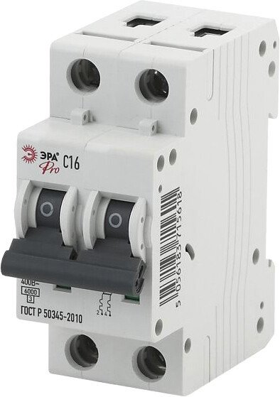 

Выключатель автоматический ЭРА Pro NO-901-55 ВА47-63 Б0031827