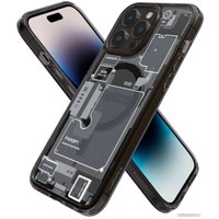 Чехол для телефона Spigen Ultra Hybrid Zero One (MagFit) для iPhone 14 Pro Max ACS05539 (темно-серый)