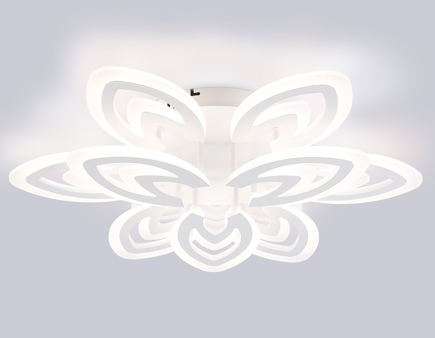 

Припотолочная люстра Ambrella light FA4547/3+3 WH