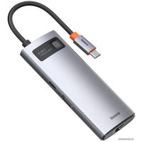 Док-станция Baseus Metal Gleam Series 6-in-1 Multifunctional USB Type C CAHUB-CW0G
