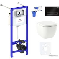 Унитаз подвесной Lavinia Boho Relfix One 7 в 1 87050136 (черный пластик)