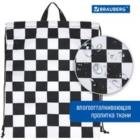Мешок для обуви BRAUBERG Black And White 271595