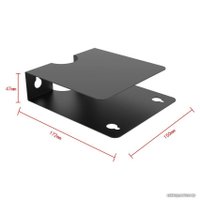 Держатель для проигрывателя/ТВ-приставки UniTeki DM1701 (черный)