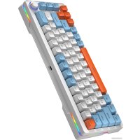 Клавиатура Cyberlynx ZA68 White Blue Orange (TNT Yellow)