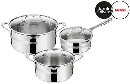 

Набор кастрюль Tefal Jamie Oliver Cook Smart E311S674