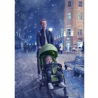 Коляска прогулочная «книга» Leclerc baby Magic Fold Plus (зеленый)