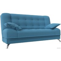 Диван Лига диванов Анна 121564 (рогожка Амур, голубой)