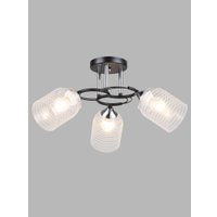 Припотолочная люстра Aitin Pro НПБ 02-3x60-101 K2246/3 (черный/хром)