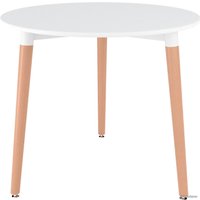 Кухонный стол LoftyHome Oak-60 VC4005-W (белый)