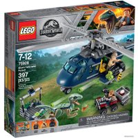 Конструктор LEGO Jurassic World 75928 Погоня за Блю на вертолёте