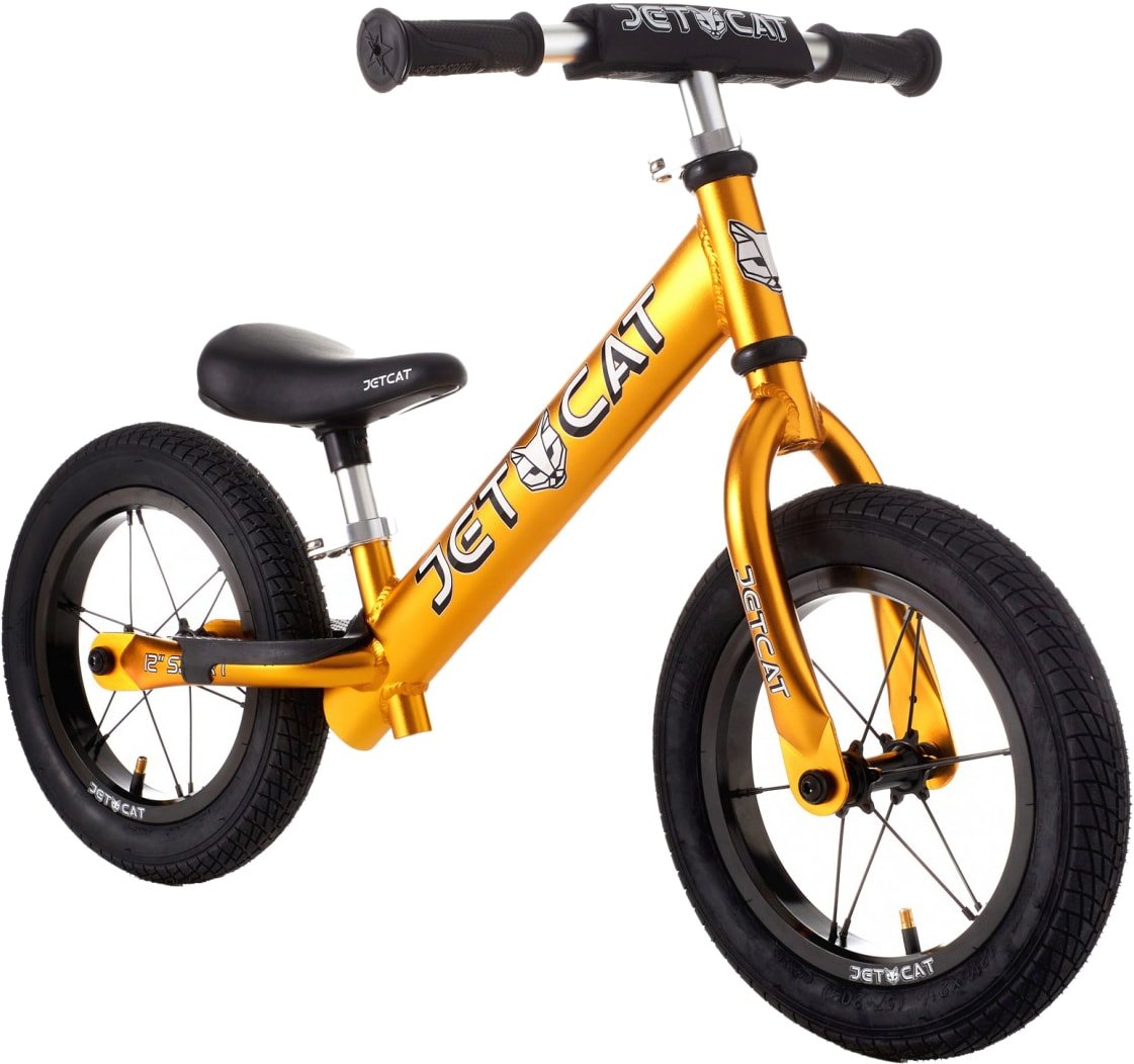 

Беговел JetCat Sport 12 SLT Air (золотистый)
