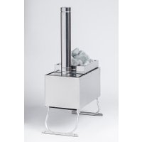 Свободностоящая печь-камин Инвент Средняя (со стационарными экранами)