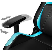 Игровое (геймерское) кресло Thunderobot E101 Fortress (черный/голубой)