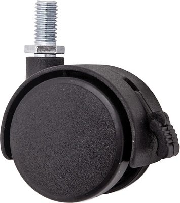 

Колесо мебельное Lemax д.50 с резьбой М8 со стопом