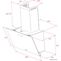 Кухонная вытяжка TEKA DVN 94030 TTC 112950008 (черный)