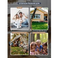 Раскладушка MishLex 192x65 см (черный)