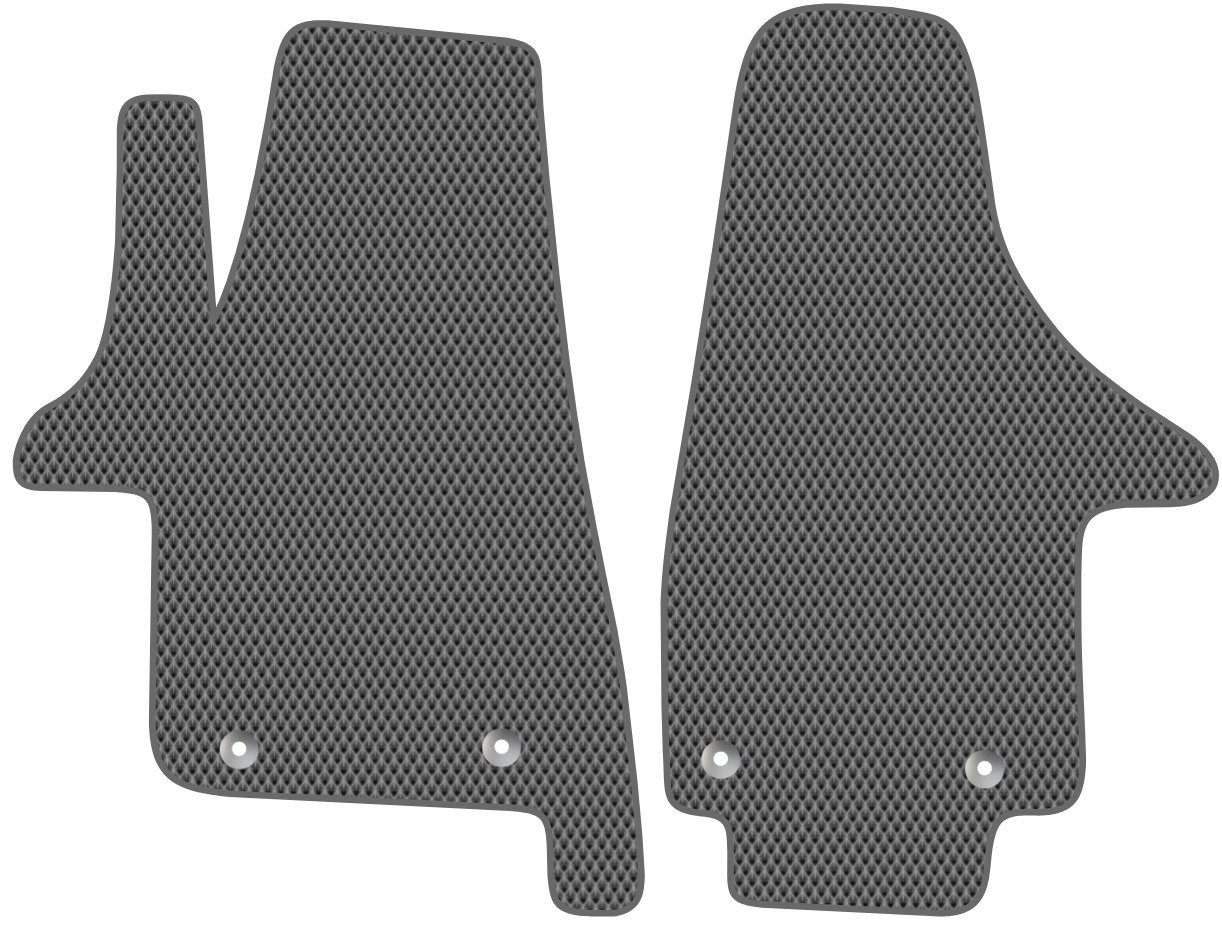 

Комплект ковриков для авто Alicosta Volkswagen Transporter (грузовик / T6) 2015 - 2019 (серый, ромб)