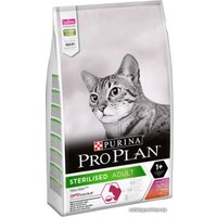 Сухой корм для кошек Pro Plan Sterilised Adult OptiSavour с уткой и печенью 10 кг