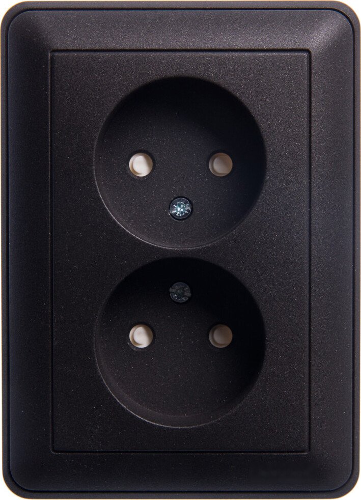 

Розетка Systeme Electric W59 RS16-254-68 (черный бархат)