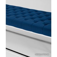 Банкетка Stool Group Инсигния (вельвет синий/серебро)