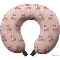 Подушка для путешествий Ambesonne Корги королевы trp-50119