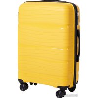 Чемодан-спиннер Pride PP9802 (S, желтый)