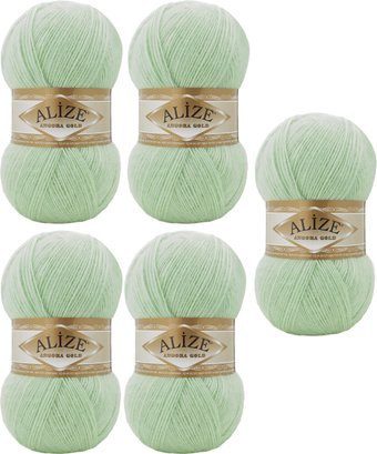 Alize Angora Gold 842 (550 м, светло-салатовый, 5 мотков)