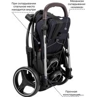 Коляска прогулочная «книга» Baby Tilly Atlas T-1610 (темно-серый)