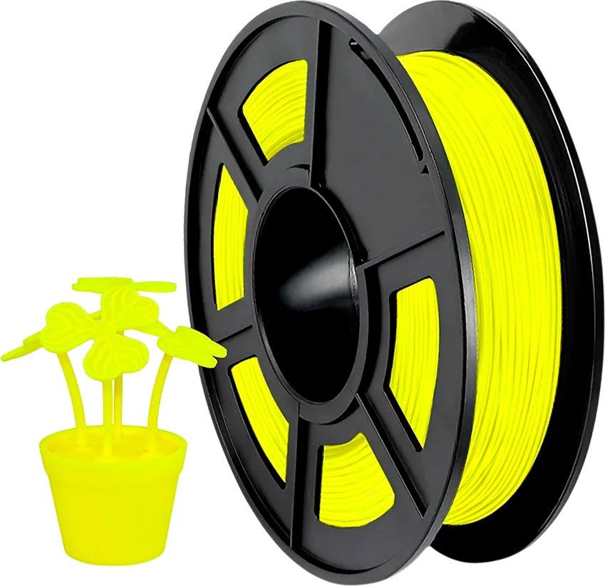 Филамент NV Print NV-3D-TPU-YELLOW (1.75мм, 500г, желтый)