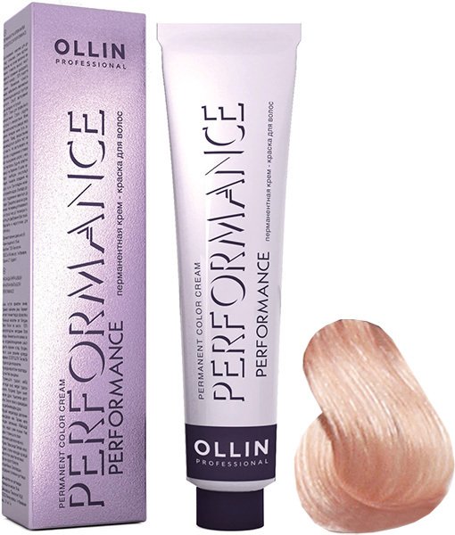 

Крем-краска для волос Ollin Professional Performance 10/5 светлый блондин махагоновый