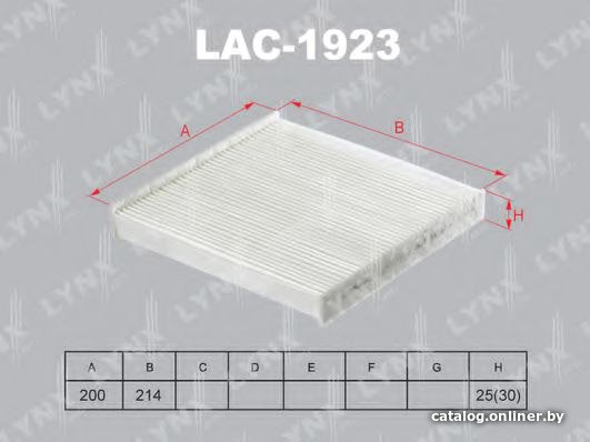 

Салонный фильтр LynxAuto LAC1923