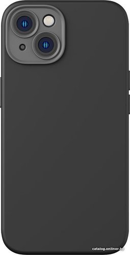 Чехол для телефона Baseus Liquid Silica Gel Magnetic Case для iPhone 14 Plus (черный)