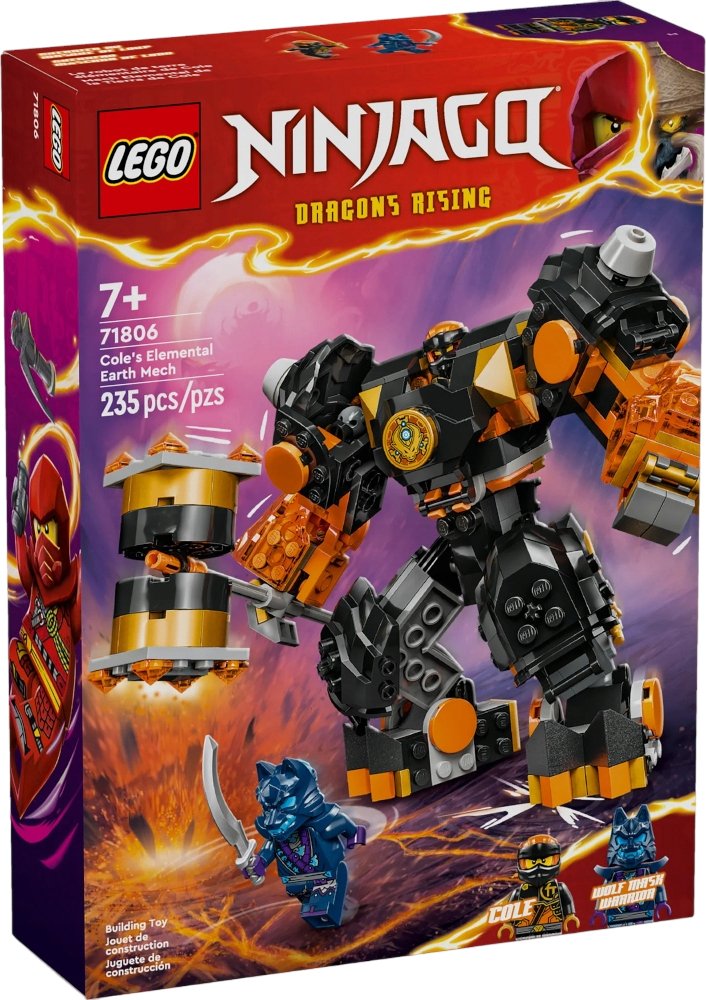 

Конструктор LEGO Ninjago 71806 Земной робот Коула